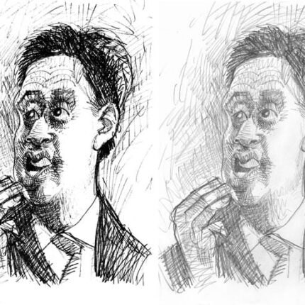 Pencil Sketch Caricatures