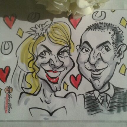 Live Caricatures at Parties