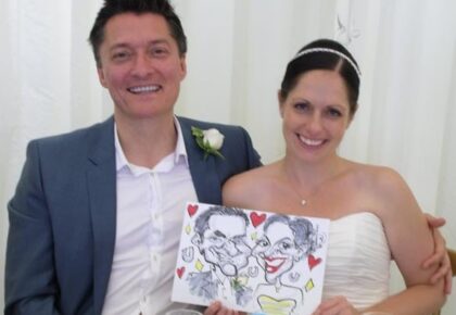 Caricaturist at Weddings