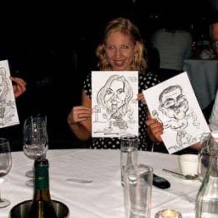 Live Caricatures at Parties