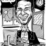 Caricature Gift from Photos Black and White