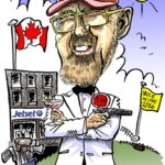 Caricature Gift from Photos for Golf Society