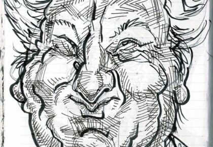 Caricature Diary October 30 Michael Winner