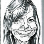 Caricature of Sally Field