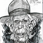 Caricature of Keith Richards for Diary of Caricatures