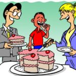 cartoon illustration about segmentation in business