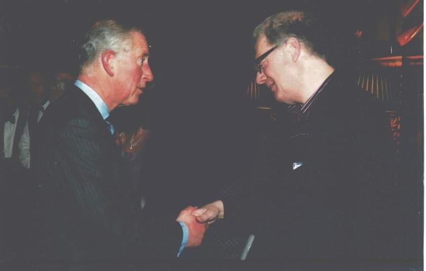 Simon with King Charles III Simon with King Charles III