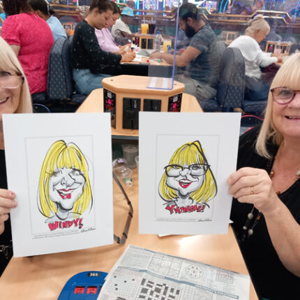 Live Caricatures at Parties