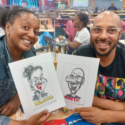 Live Caricatures at Parties