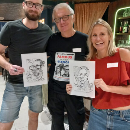 Live Caricatures at Parties