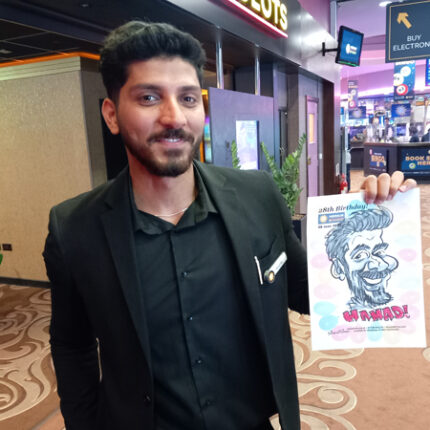 Live Caricatures at Parties