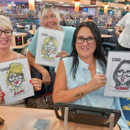 Live Caricatures at Parties