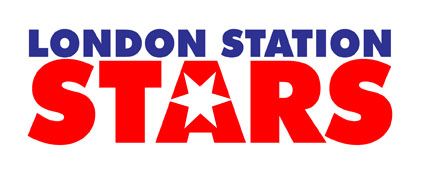 Caricature Book Logo London Station Stars Logo
