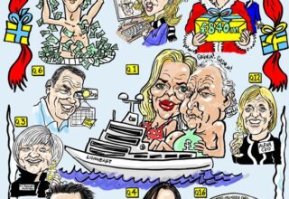 Cartoons in The Daily Mail