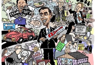 Cartoons in The Daily Mail