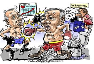 Cartoons in The Daily Mail