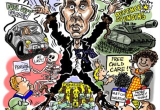 Cartoons in The Daily Mail