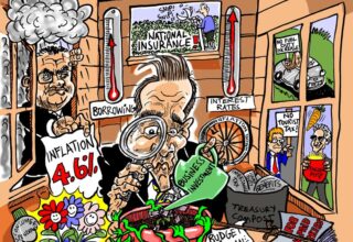 Cartoons in The Daily Mail