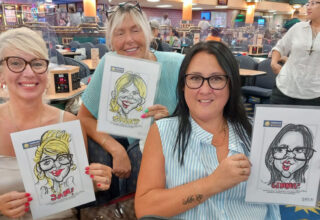 Caricatures in London!