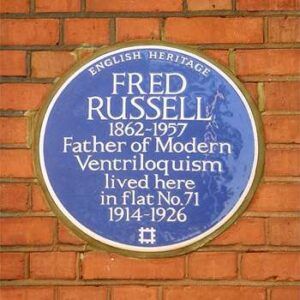 Ventriloquist Fred Russell Blue Plaque